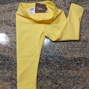 Tea Collection solid baby girl leggings 9-12 month